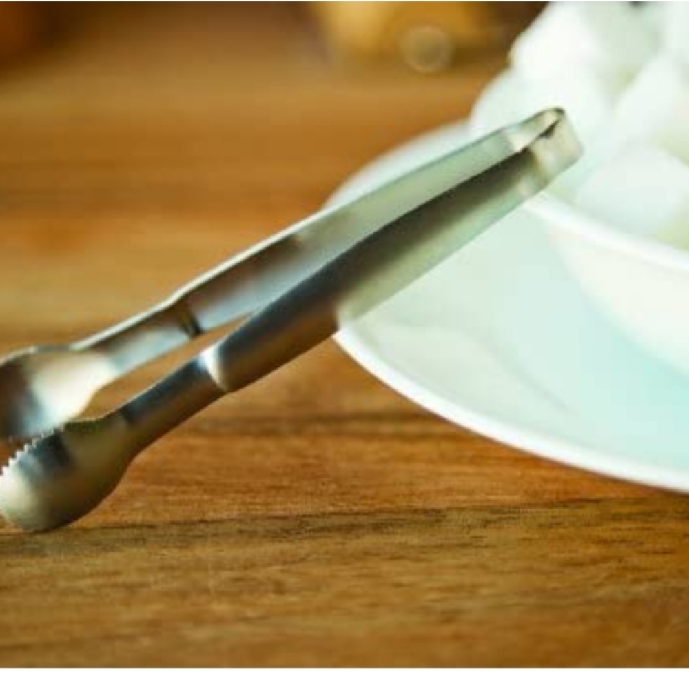 Fox Run Sugar Mini Tongs, 0.5 x 1.25 x 4 inches, Metallic